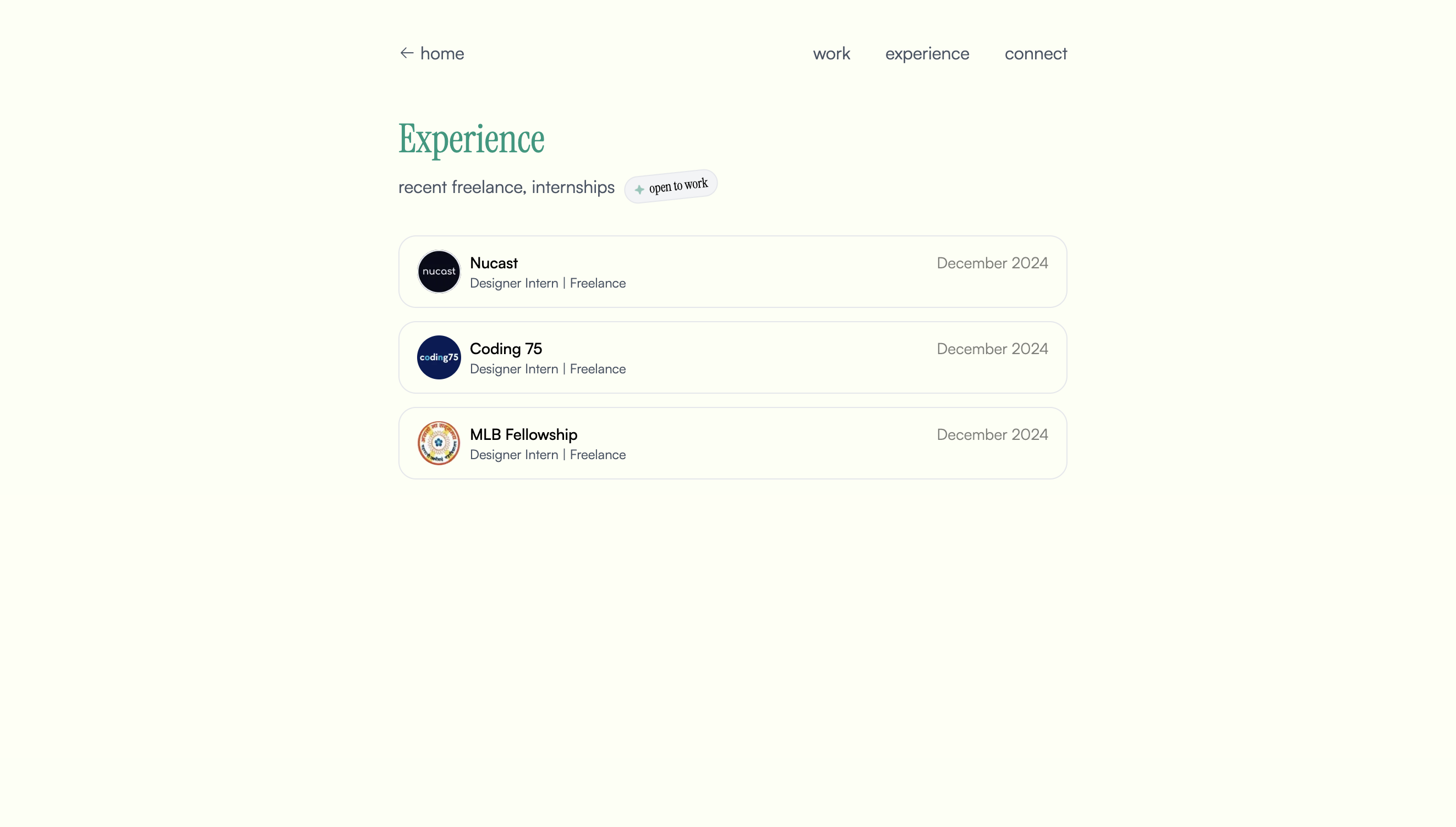 Work Experience | Ritu Gaur - UI/UX Designer